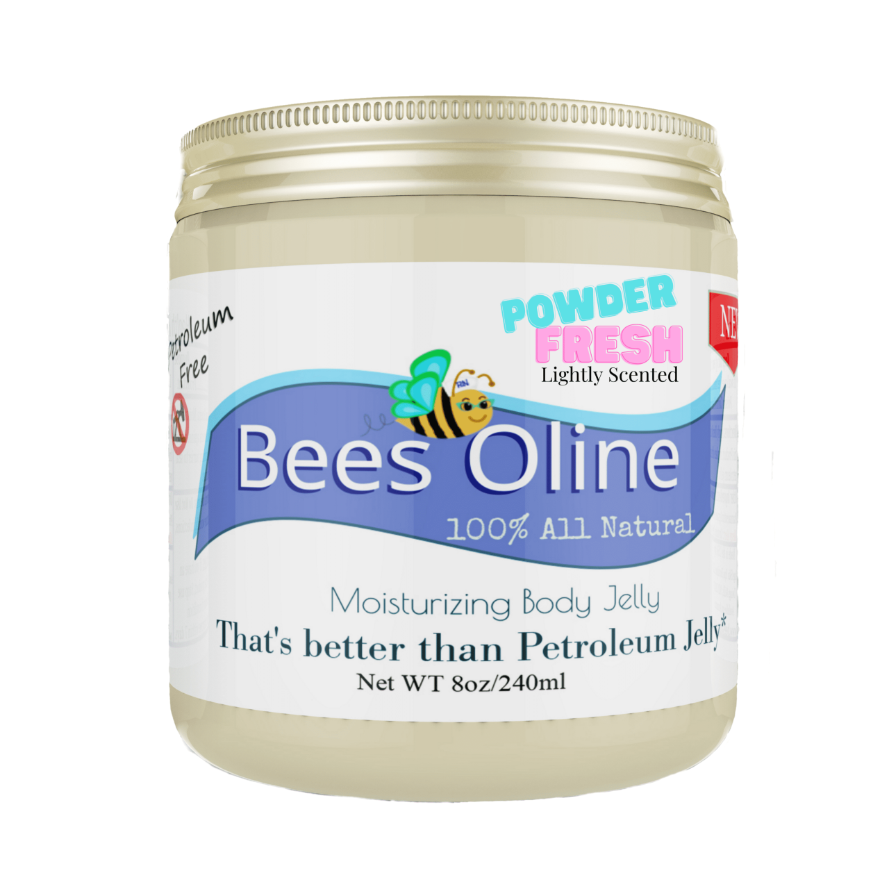 Beesoline body jelly with powder fresh scent