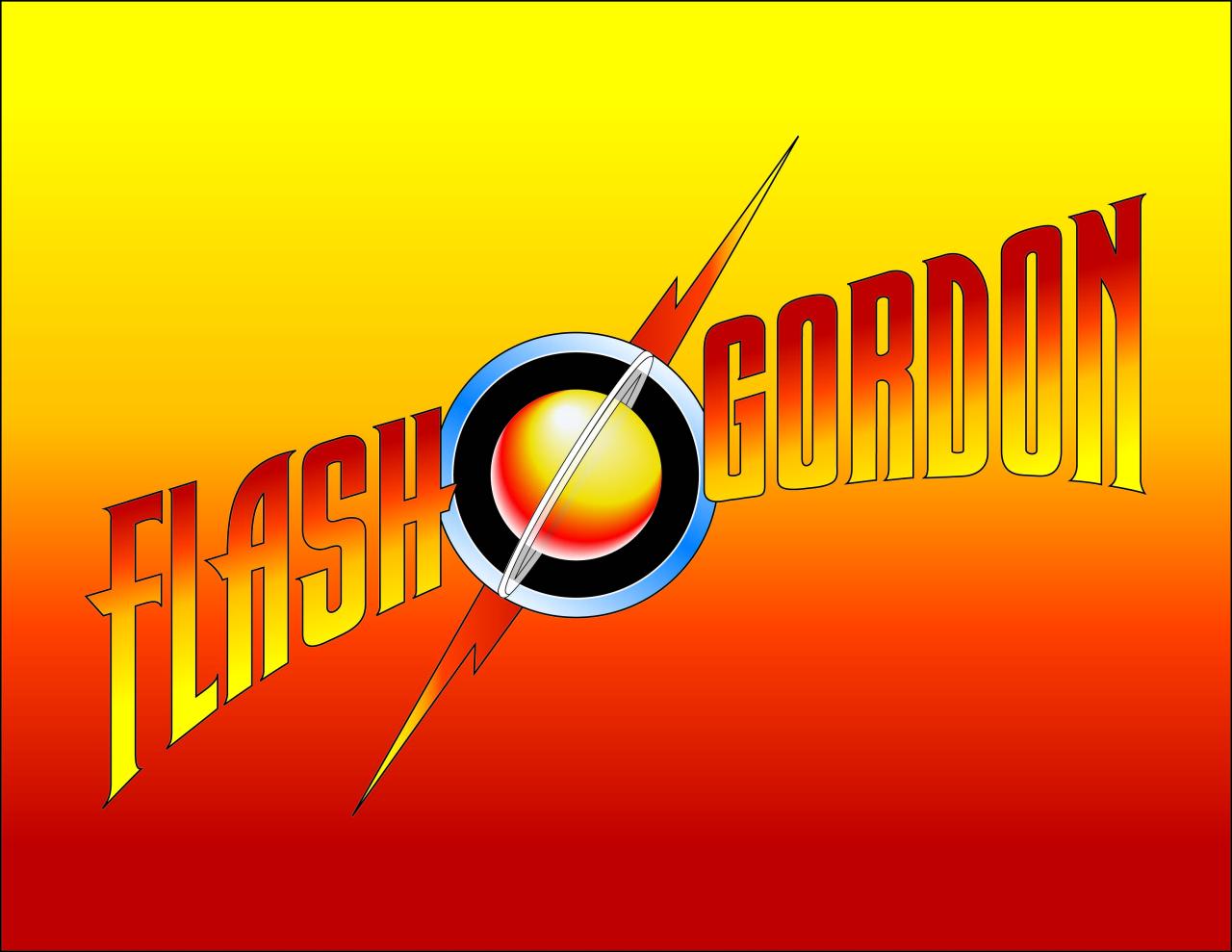 Flash gordon logo background free